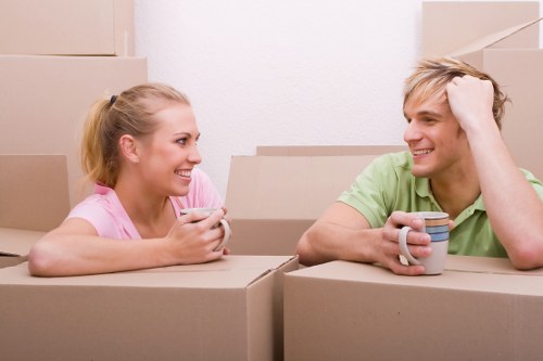 Removalists preparing a house move in Sydenham