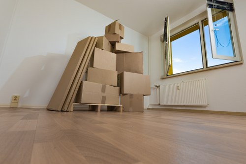 Moving truck ready for a local house move in Sydenham