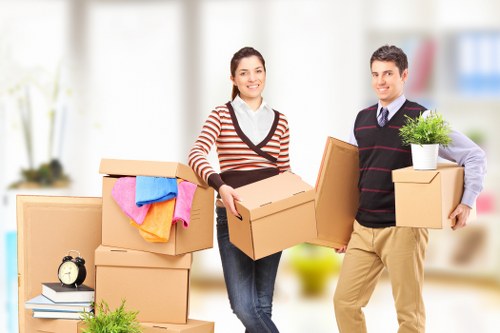Removal team managing office relocation logistics in Sydenham
