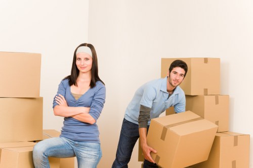 Final safety-focused loading steps for a removal service