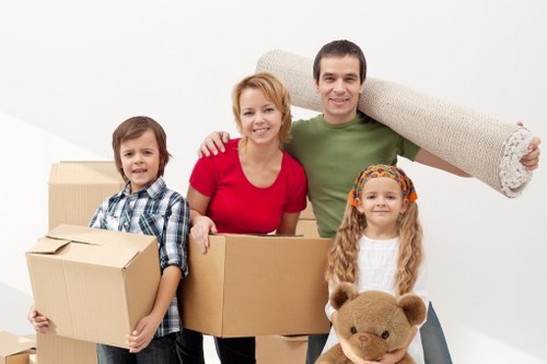 Professional removalists assisting a Sydenham property move
