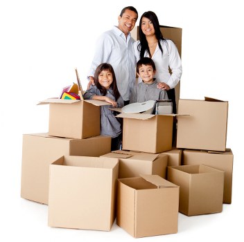 Business furniture and IT items prepared for relocation